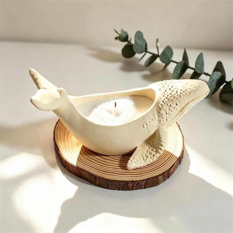 Potsticker Mold - Balina Şeklinde Çimento Saksı Sukulent Ekici