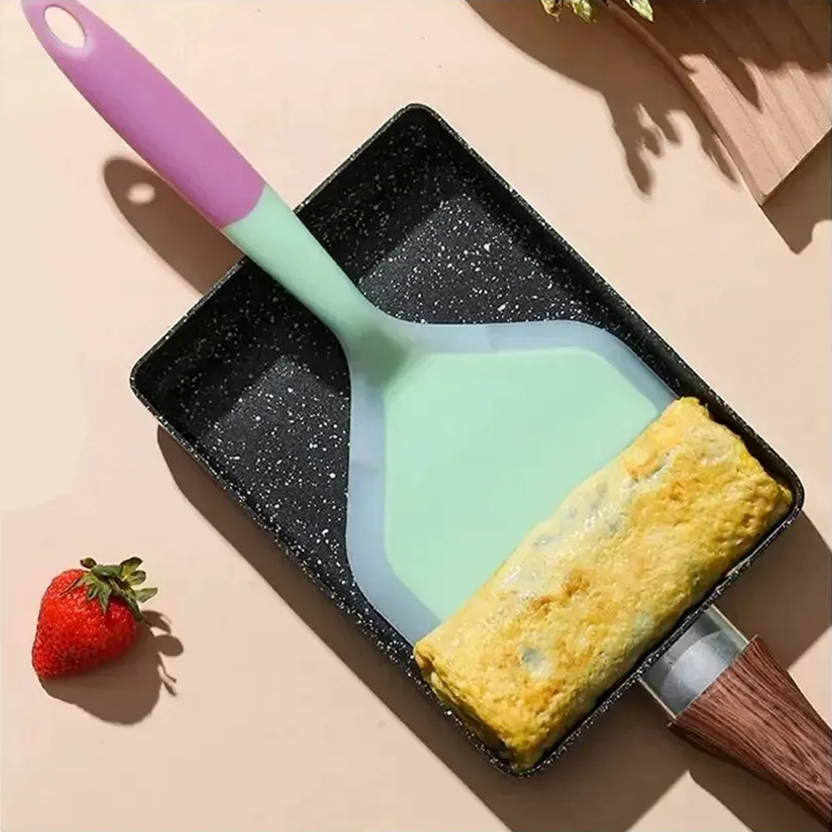 Okonomiyaki Spatula - Rastgele Renk Gözleme Spatula Silikon Yüksek
