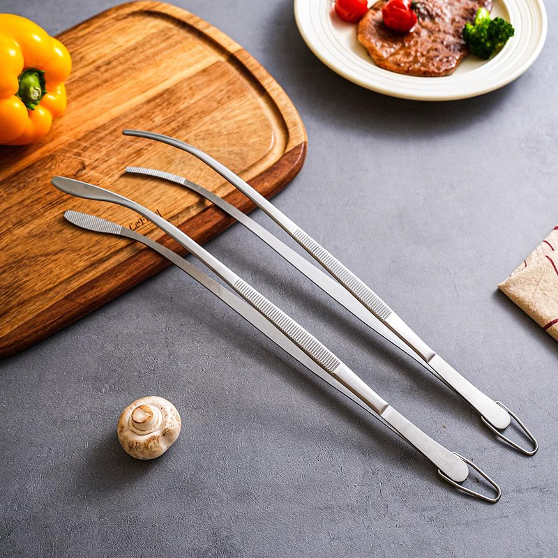 Okonomiyaki Spatula - 2 Adet Paslanmaz Çelik Pişirme Cımbız