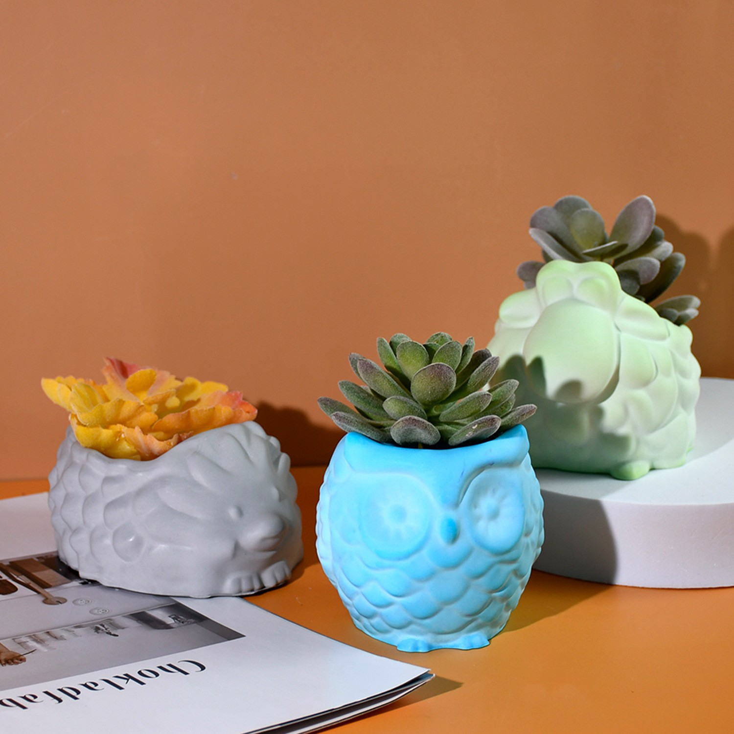 3D Hayvan Saksı silikon kalıp  - Potsticker Mold incelemesi ve fiyatı
