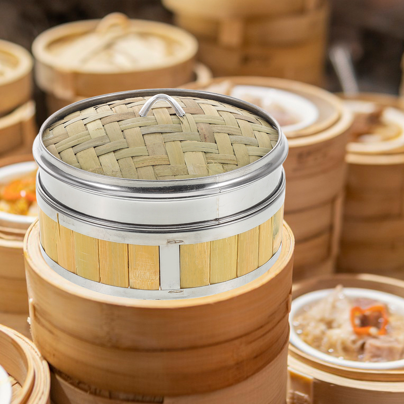 Ev ve ticari kullanım için el  - Bao Steamer Bamboo incelemesi ve fiyatı