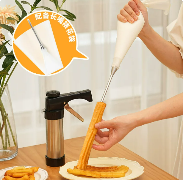 Paslanmaz Çelik Churro Yapma A - Churros Maker Gun incelemesi ve fiyatı
